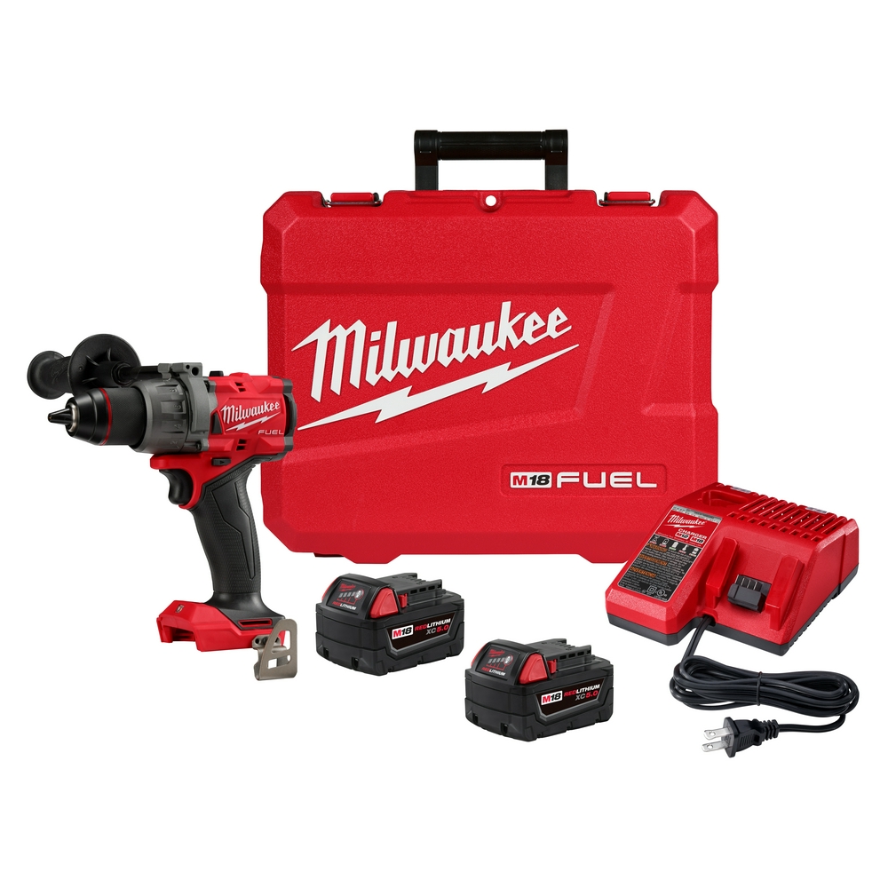 MILWAUKEE® M18 FUEL™ 1/2” Hammer Drill Driver Kit
