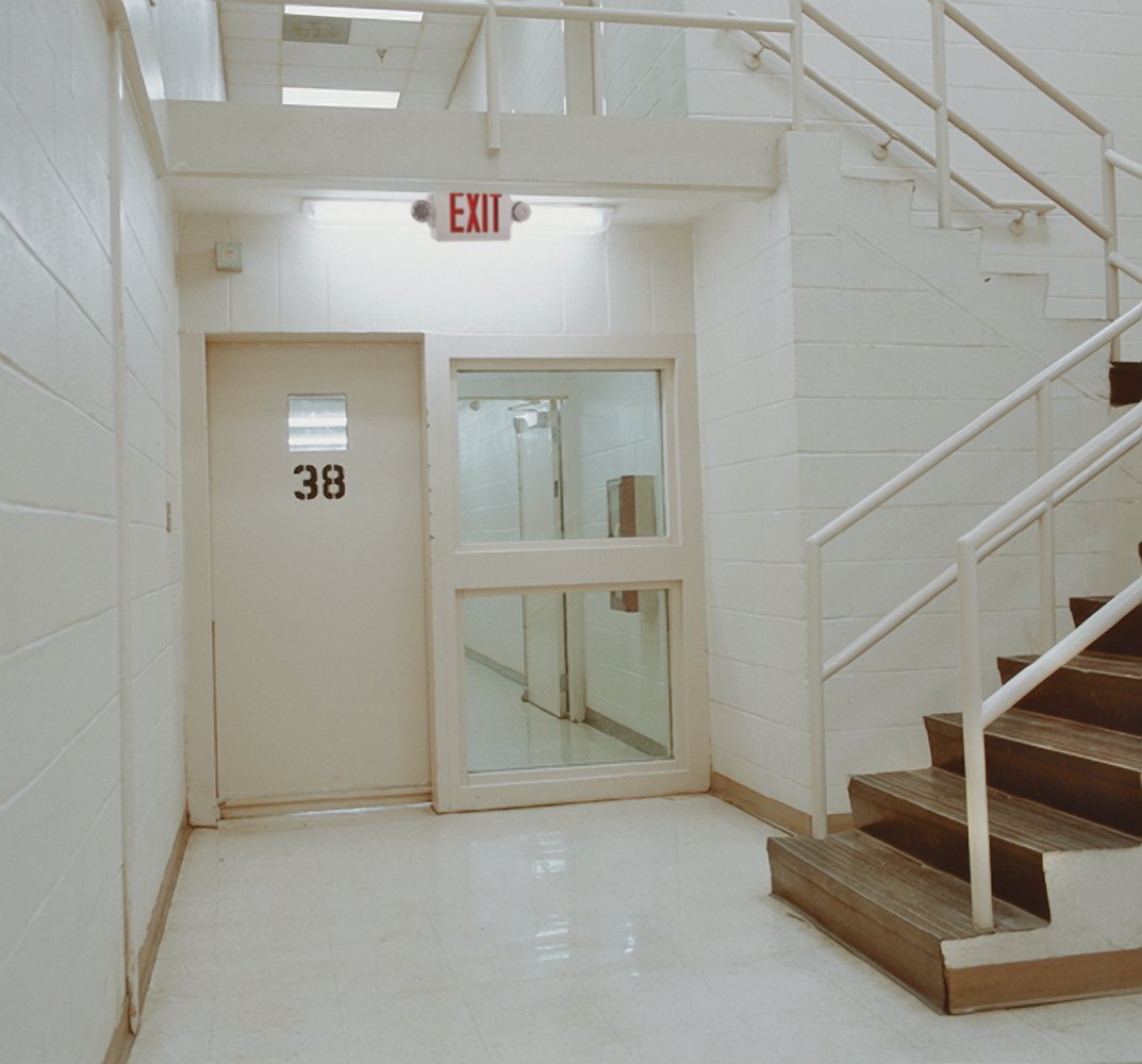 Alternate image of LED EXIT 2-HD COMBO HO in use.
