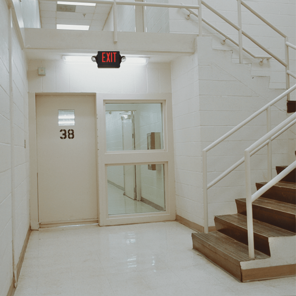 Image of LED EXIT 2-HD COMBO HO in use.