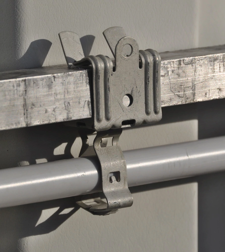 Alternate image of 1-IN COND HGR&CLAMP CONDUIT HANGER in use.