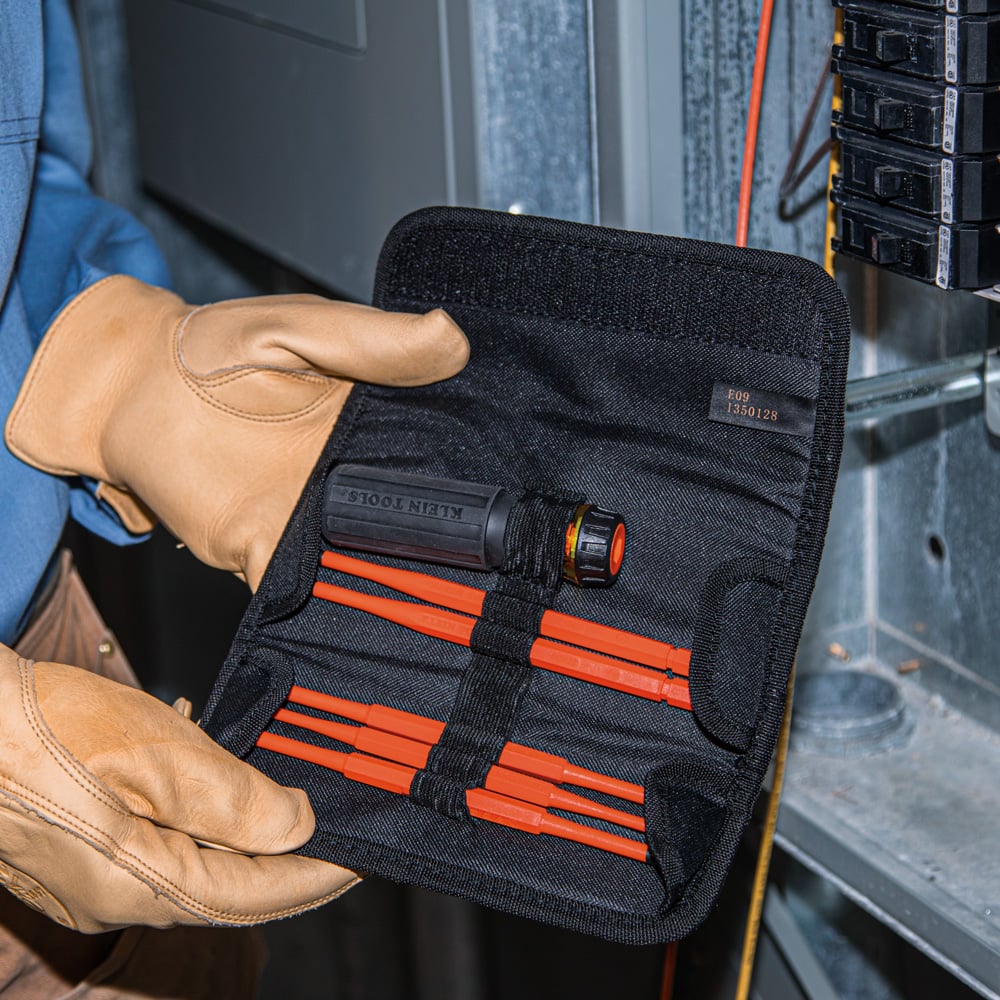 Alternate image of 5 PIECE SET WITH ROLL POUCH in use.