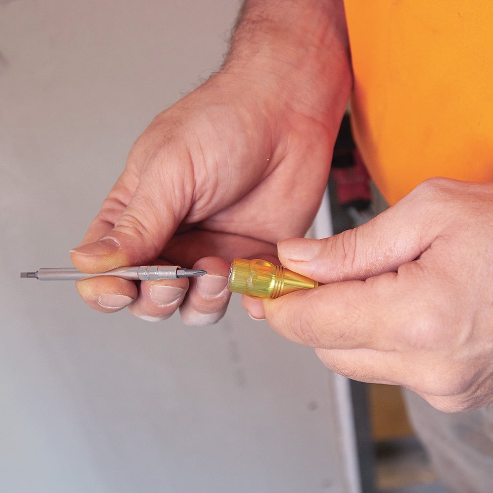 Alternate image of ELECTRONICS POCKET SCREW DRIVER 4-IN-1 in use.