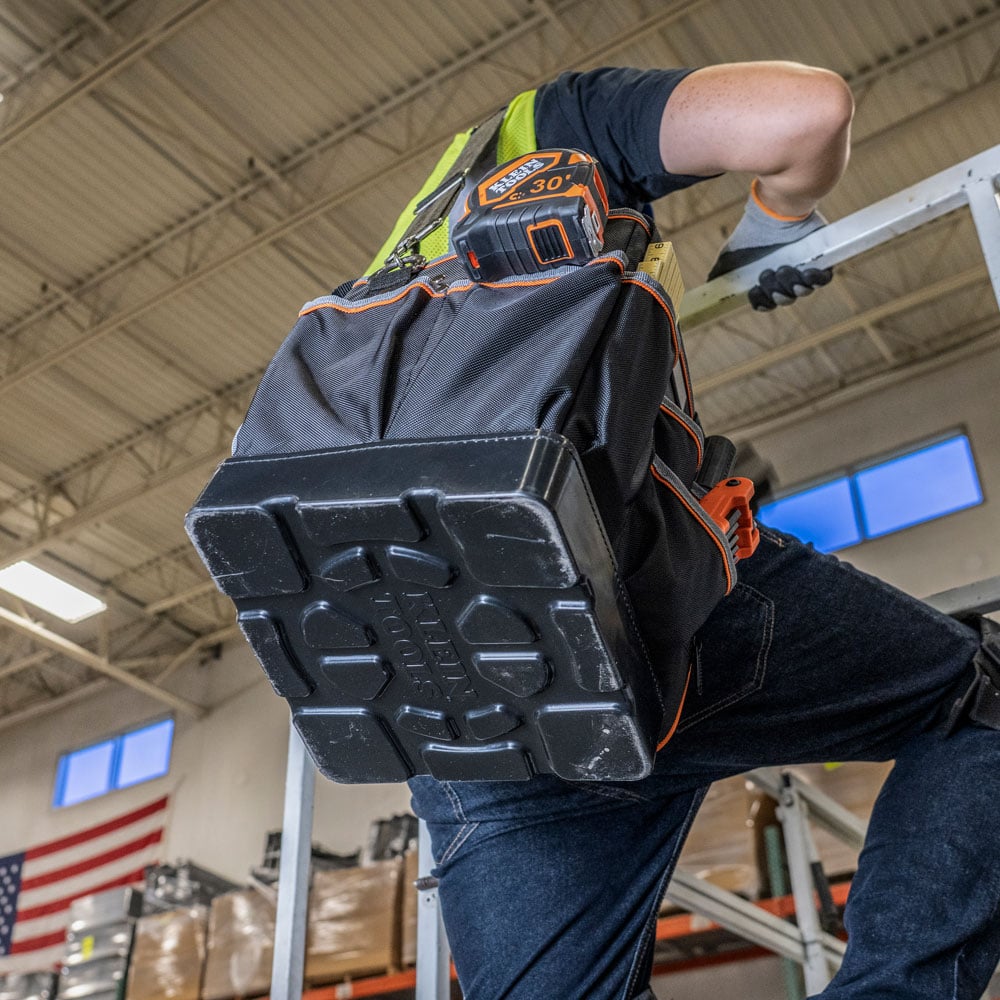Alternate image of TRADESMAN PRO ORGANIZER 10-INCH TOTE in use.