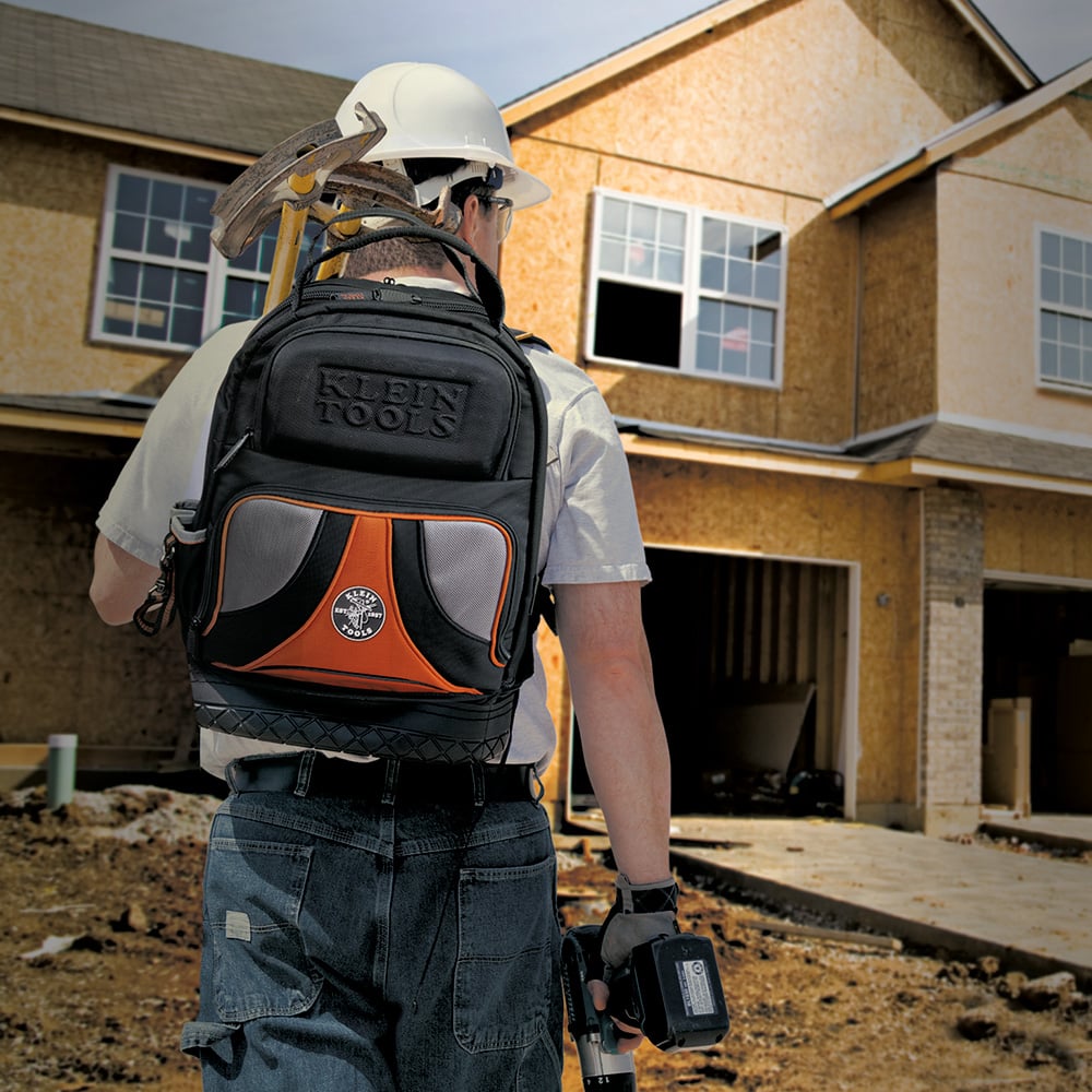 Alternate image of TRADESMAN PRO ORGANIZER BACKPACK in use.