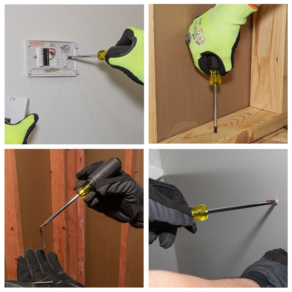 Image of 4-IN SQRSHNK SCRDRVR SQARE SCREW DRI in use.