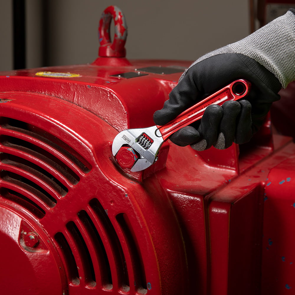 Image of 6-IN ADJ WRENCH in use.