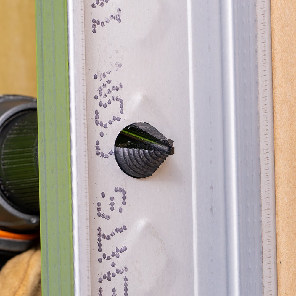 Alternate image of STEP DRILL BIT #15 - DOU BLE-FLUTED in use.