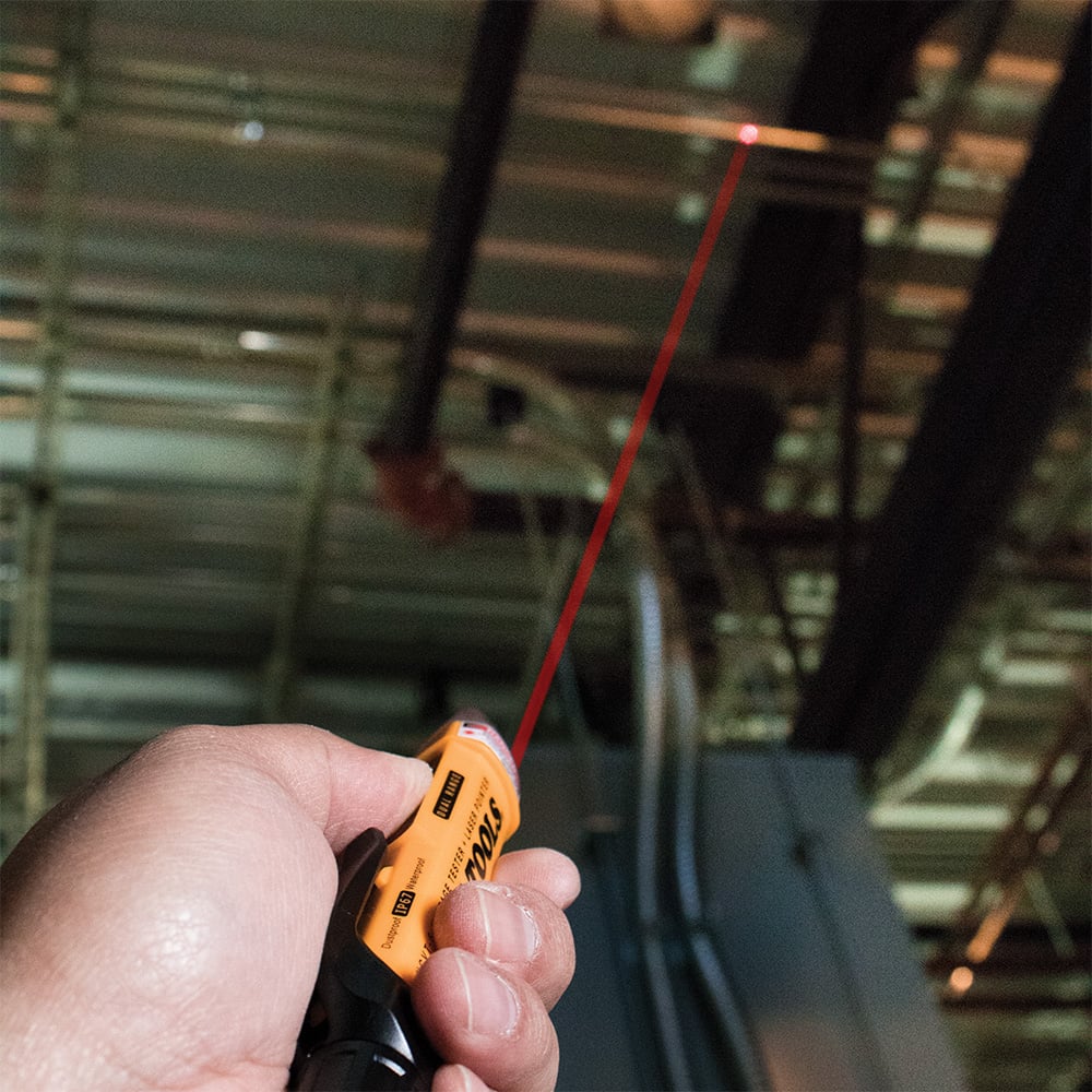 Alternate image of NCVT 12-1000V WITH LASER POINT in use.